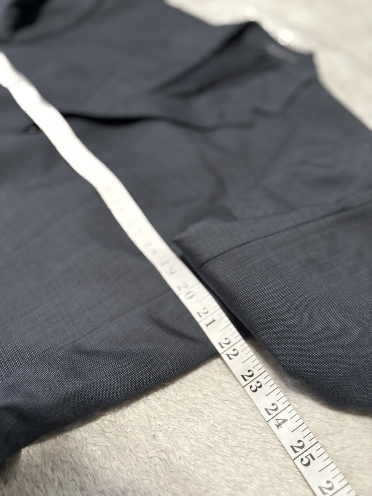 Hugo Boss Mens Blue Wool 3 Button Sport Blazer Jacket Size 42R Super 100 thumbnail 3