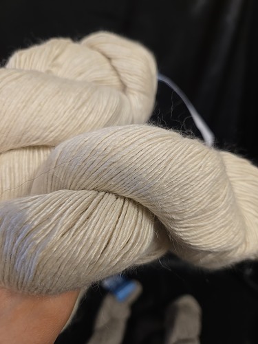 New Cloudborn Fibers 7 Hanks Baby Alpaca Yarn White Grey Black Mixed Lot - Picture 6 of 15