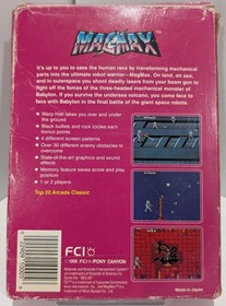 MAGMAX Nintendo Entertainment System NES CIB Arcade Classic With Manual FCI 1988