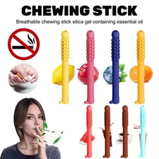 Chewable Essential Oil Breath Stick, Fresh Breath Oral Inhaler, Quit Smoking Aid