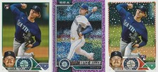 Bryce Miller 2026 Topps Celebrations Pink Confetti, 2023 Flagship and Holiday RC