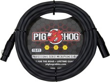 PIG HOG HEX MIC CABLE 15'