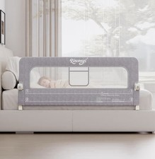 Kincongi Bed Rail for Toddlers, 59 Inch Swing Down Toddler Bed Rails-New