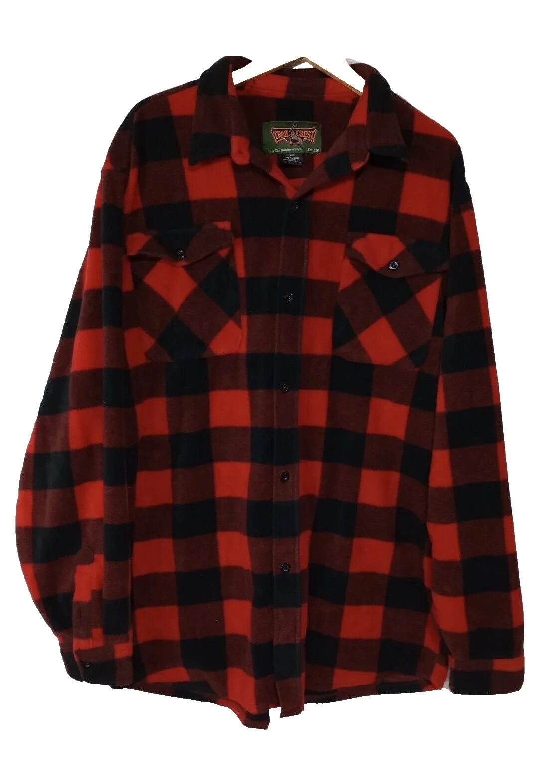 Crest Long Sleeve Casual Button-Down Shirts for Men