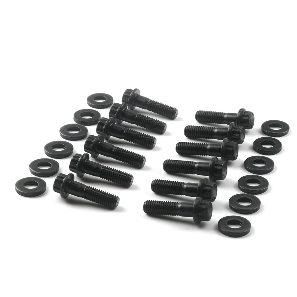 Para Chevy SBC/GenIII LS 3/8" Brida 12PT Cabezal Pernos Kit Reemplazar 134-1202 Foto 3 de 4