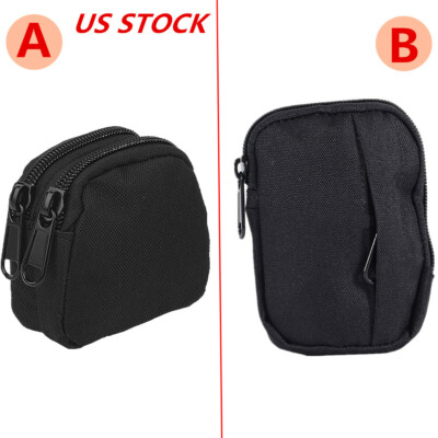 US Outdoor Mini Key Pouch Wallet Coin Case Tactical Zippered Bag Coin Key Pouch
