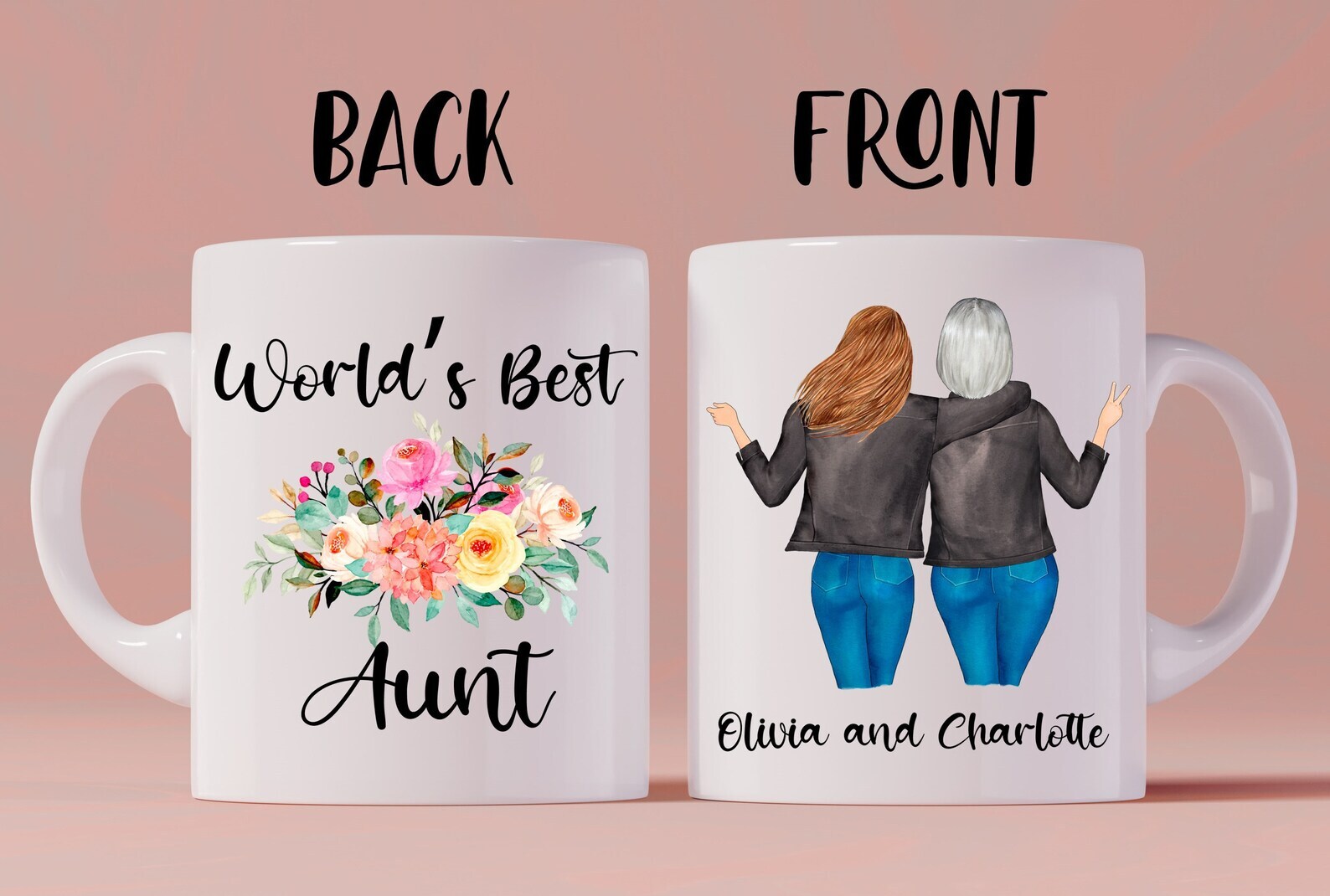 Personalized Aunt Mug Aunt Gift Best Aunt Ever Mug Auntie Birthday Gift Auntie