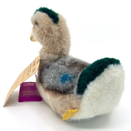 Steiff Tulla Duck 1976 Archive Werkmuster ID Tags 15cm 6in Plush Squeaker Vtg - Picture 7 of 15
