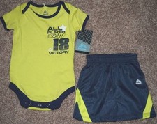 NEW BOY'S REEBOK 2 PC SET SIZE 6-9 mo's