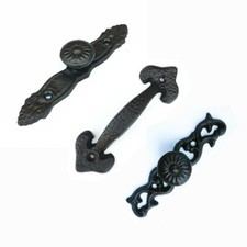 Gusseisen Antik Tür Ziehen Vintage Schublade Griff Knopf Schrank Heim Küche