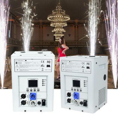 750W Large Cold Spark Firework Machine Stage Effect DMX Machine DJ Party Disco