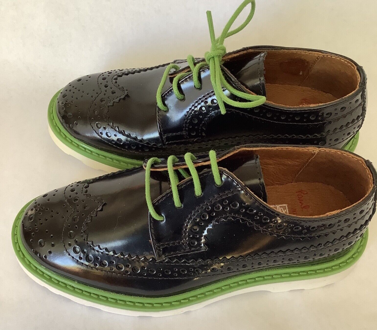 SAOLA Stringate Oxford nere Paul Smith Junior per bambini USA 10 5 EURO 28
