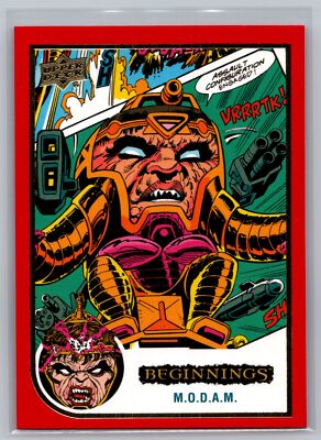 2024 UD Marvel Beginnings Vol. 2 Series 2 #7 M.O.D.A.M. RED BASE