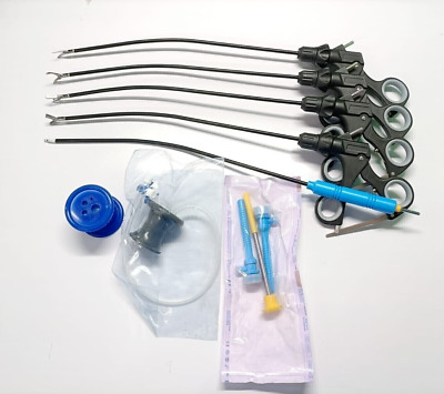 Laparoscopic Single Incision SILS Port Gynecology Surgical Instrument kit 9Pc