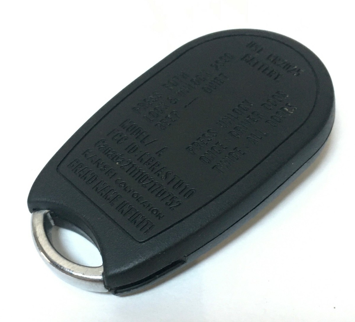 Original INFINITI QX4 keyless entry remote fob transmitter