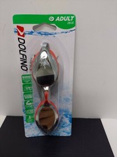 Dolfino Zeus Mirrored Blue Swim Goggles  Adult 12 