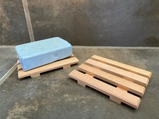 1 natural red alder wood soap dish - proudly handmade in the USA