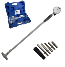 Bore Gauge Dial 6"-10" Precision Cylinder Hole Gage Set Wood Case