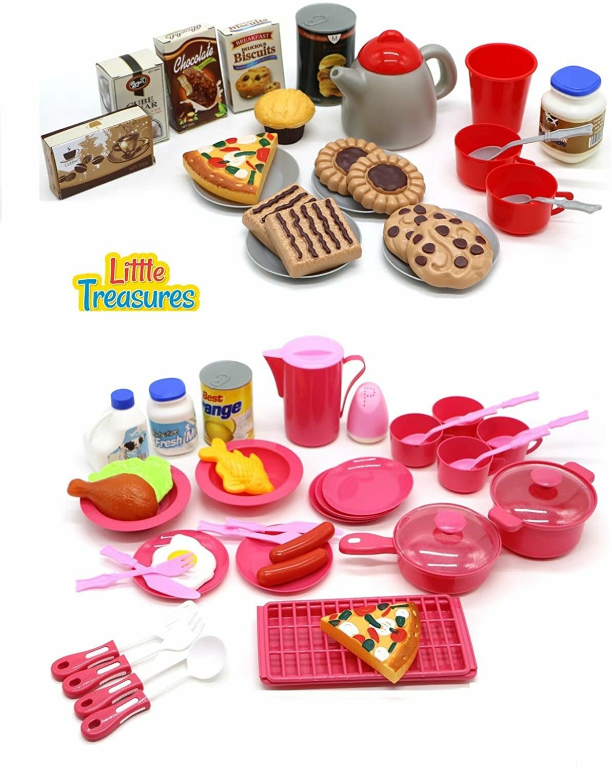 toy dishes and food