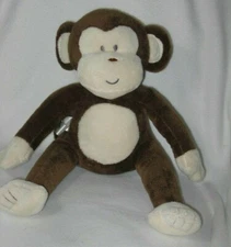 Baby Aspen Monkey Lovey Stuffed Animal Plush Brown Toy 2014