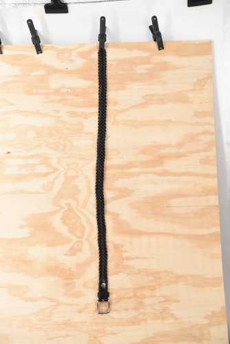 Harley-Davidson Braided Black Leather Belt Size 30 - Picture 11 of 15