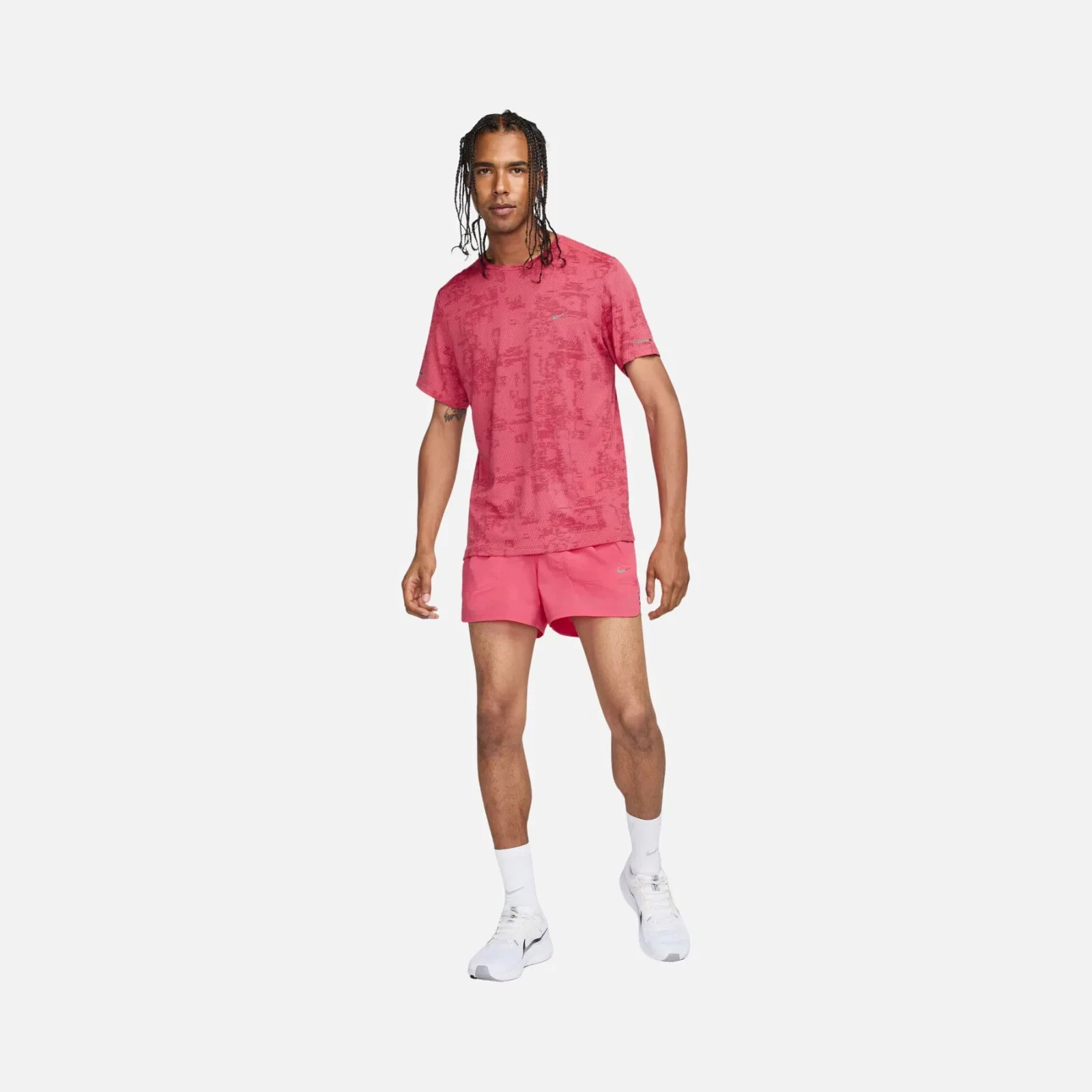 Nike Dri-FIT ADV 2-in-1 Running Division 4" Shorts Men's Small Red FZ0609-629