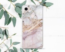 Rose Gold White Marble Stone Soft Back Case For Google Pixel 2 3 4 4a 5 6 7 8 XL