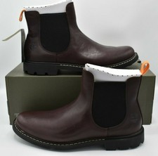 Timberland Graceyn Full Grain Leather Chelsea Boots Rust A2CTC Women's Size  10 for sale online | eBay