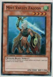 Mist Valley Falcon - HA02-EN048 - Super Rare - Unlimited Edition x3 - Lightly Pl