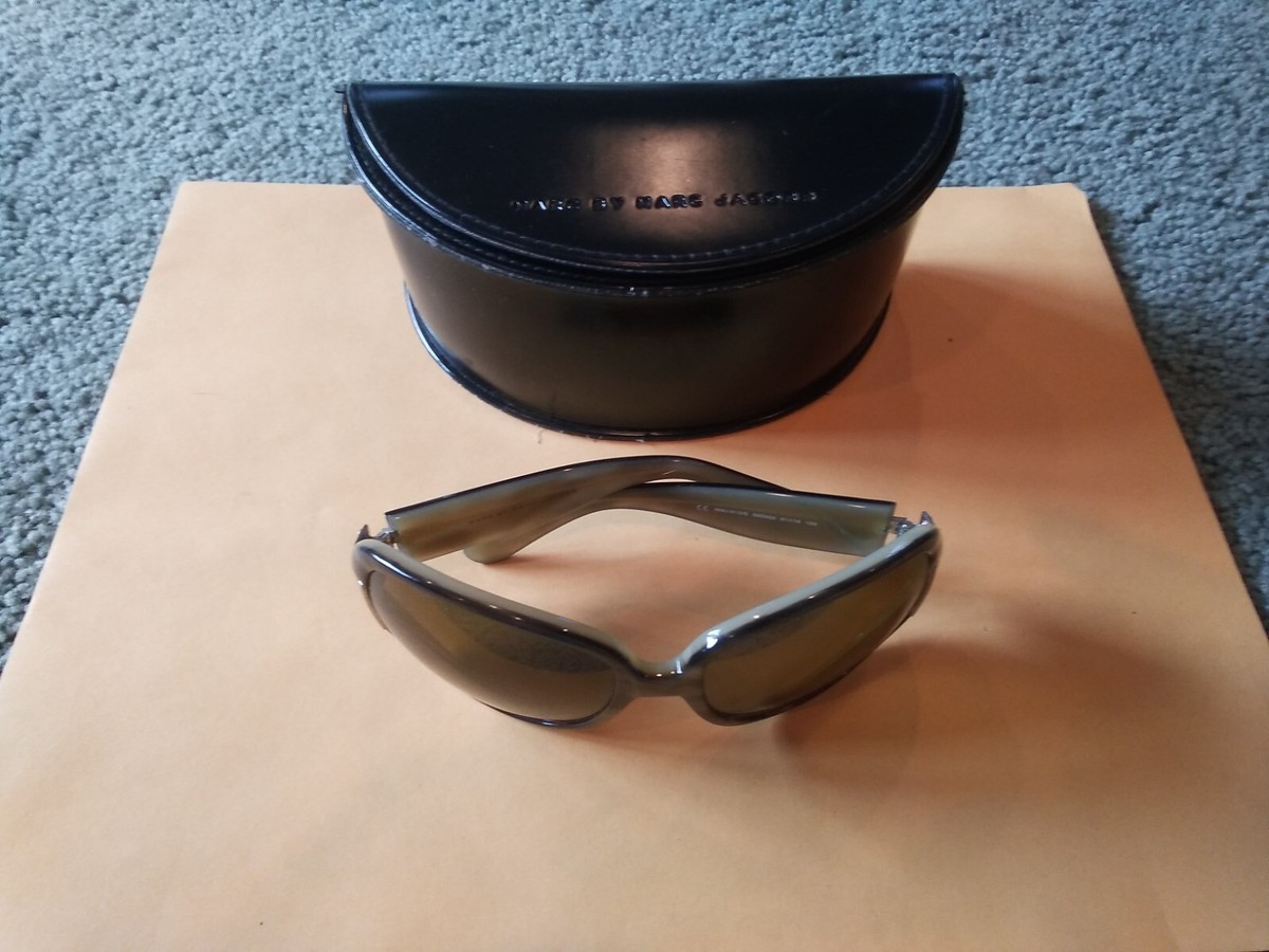Marc by Marc Jacobs Oversized Sunglasses Marc Jacobs MARC 722/S 2M2 9O Sunglasses Black Gold - eye-oo.com main image 2
