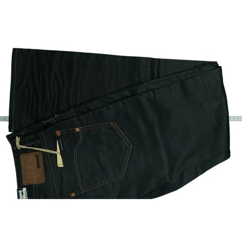 MAVI Jeans Pierre Herren Hose Straight Leg M W30 L34 grau schwarz Lederoptik NEU - Bild 7 von 7