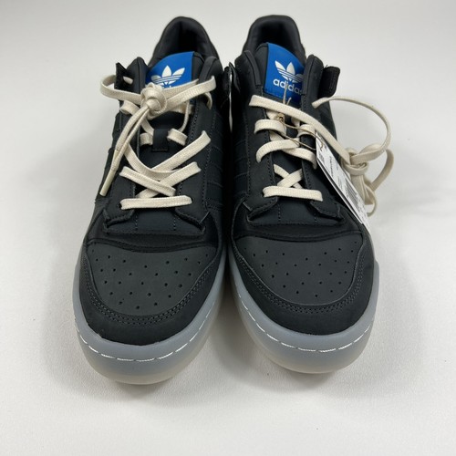 ADIDAS ORIGINALS Forum Low CL Black HQ1507 Men's shoes sz 13 - Picture 2 of 7