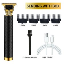 Cortapelos inalámbrico profesional de peluquero recortadora corte barba máquina de afeitar