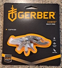NEW Gerber Gear Curve Multi-Tool Screwdriver and Pocket Knife Set Keychain