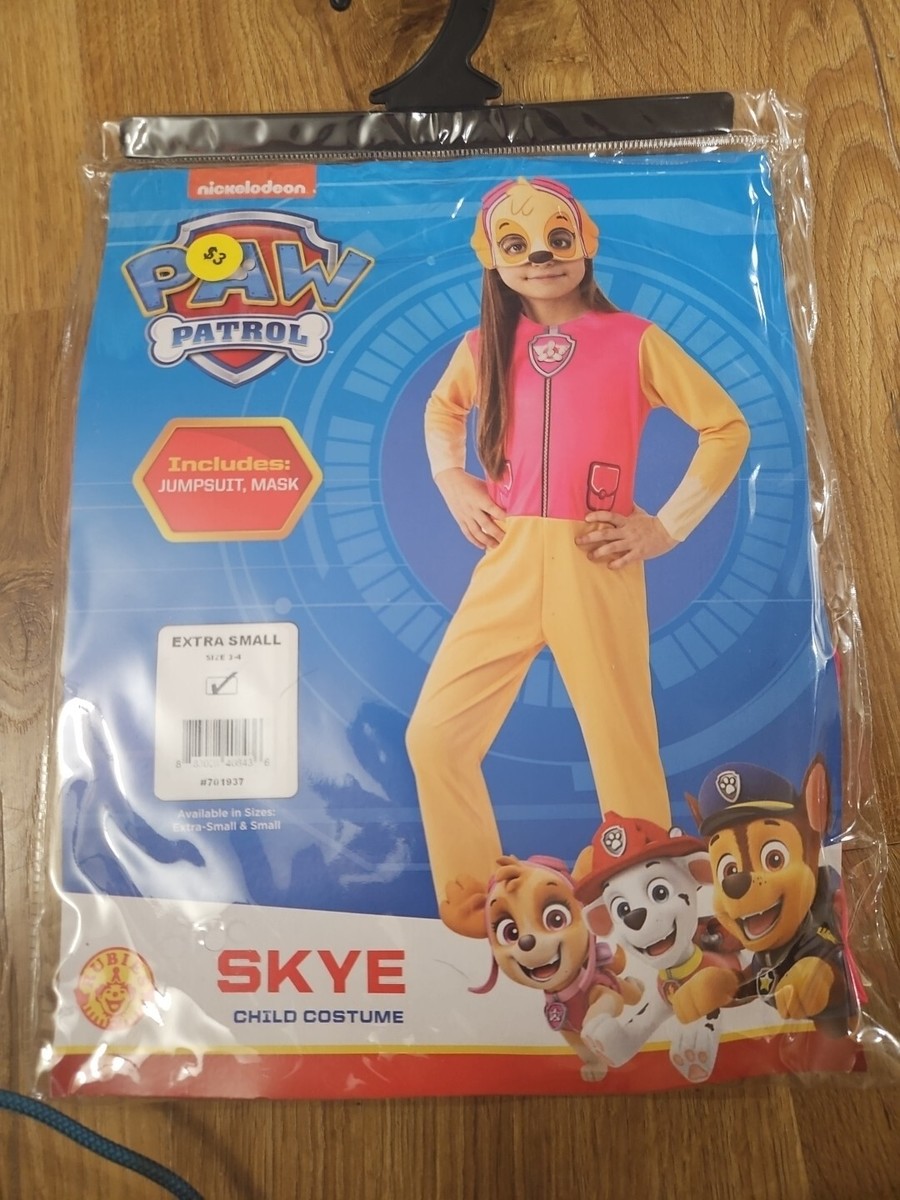 Rubies Paw Patrol Skye Costume Halloween Dress Up Extra Small