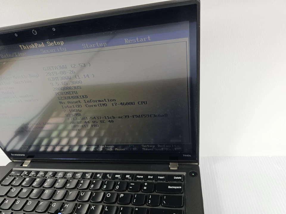 Lenovo ThinkPad T440s Core i7-4600U 2,1 GHz 8 GB RAM SIN DISCO DURO Foto 3 de 4