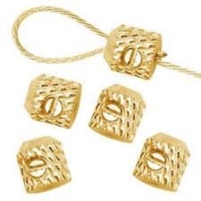 10 LOOSE SCRIPMS GOLD COLOR bc451