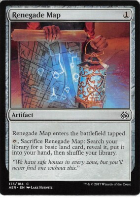 Renegade Map *PLAYSET* Magic MtG x4 Aether Revolt SP