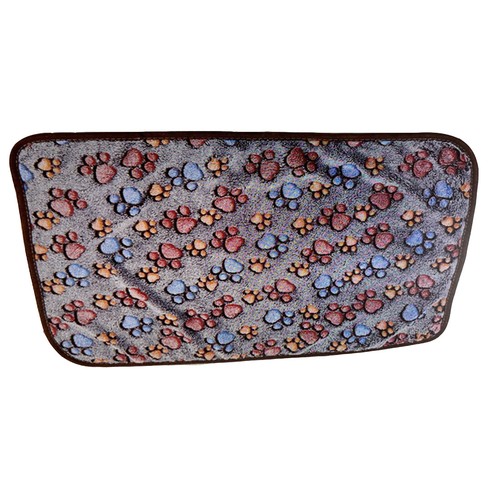 Lots Paw Print Soft Handcrafted Warm Pet Puppy Dog Cat Fleece Blanket Mat Cover - Picture 26 of 49