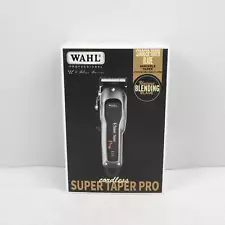 NEW WAHL 8592 Por Super Taper Pro Cordless Designer Clipper silver