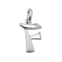 AnhäNger SilberanhäNger Buchstabe F Aus Echtem 925 Silber Unisex