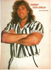 WCCW WORLD CLASS CHAMPIONSHIP WRESTLING MAGAZINE PINUP #2 (1989) KERRY VON ERICH