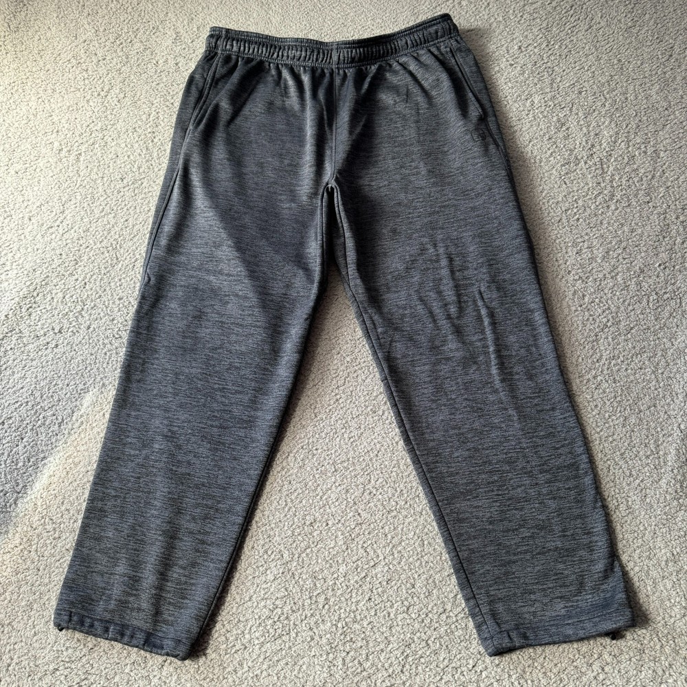 AND1 Mens 2XL XXL Gray Jogger Sweatpants Athletic Training Sports Lined