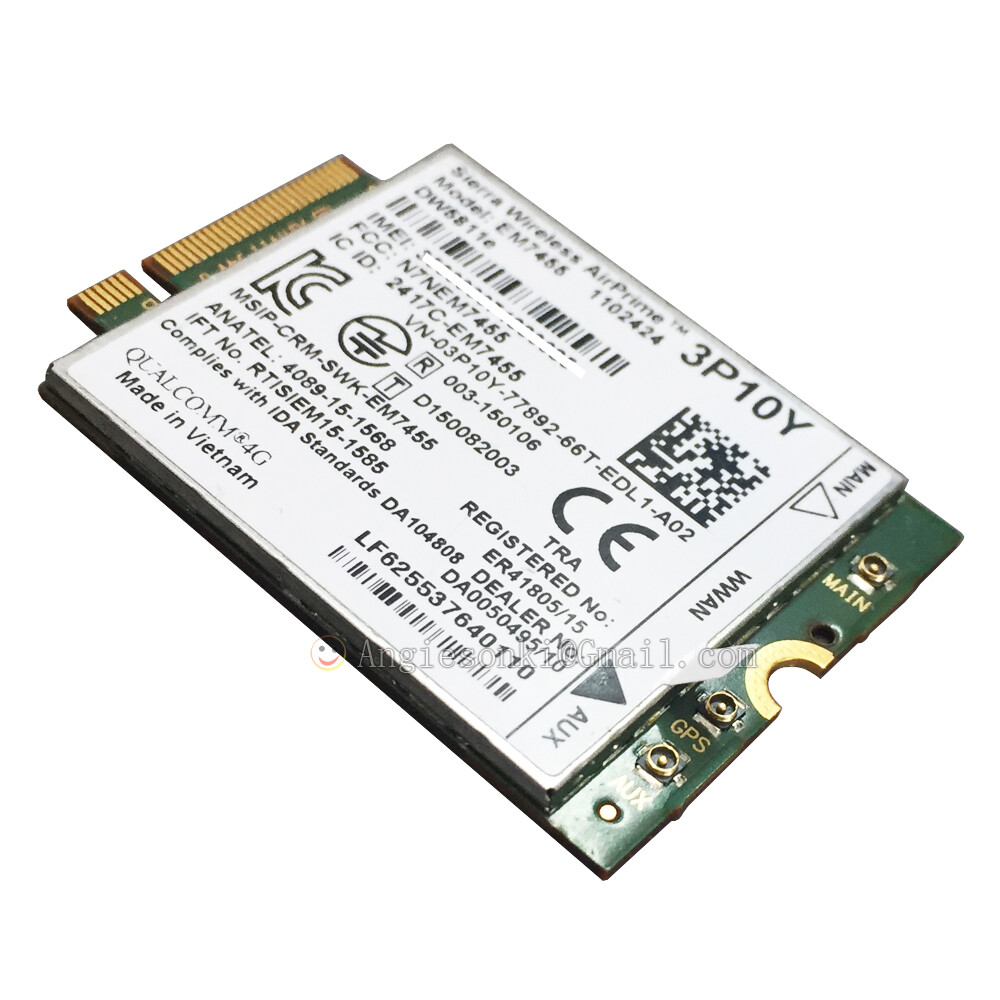Tarjeta Inalámbrica Dell Latitude E7270 E7470 4G WWAN DW5811e Modelo