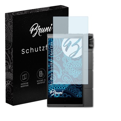 Bruni 2x Folie für IRiver Astell&Kern Kann Cube Schutzfolie Displayschutzfolie
