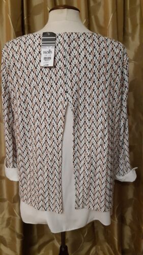 WALLIS -Brand New/tagged Stylish Blouse -Size 20 (48) -Very Smart - Quality Item - Picture 5 of 16