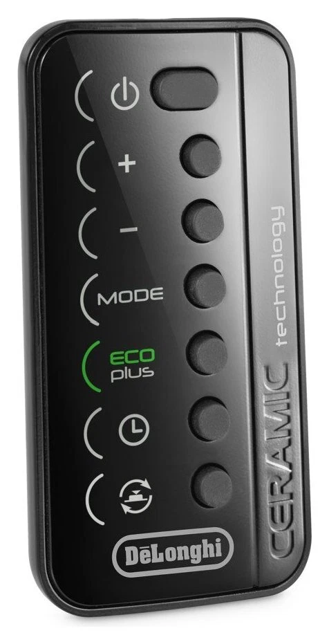 De Longhi Termoventilatore 2400W 70m³ SILENT+ Dch7993Er Bc Black 0114482109 - Immagine 4 di 4