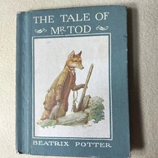 Beatrix Potter Little Green Book The Tale Of Mr. Tod, Copywright 1939