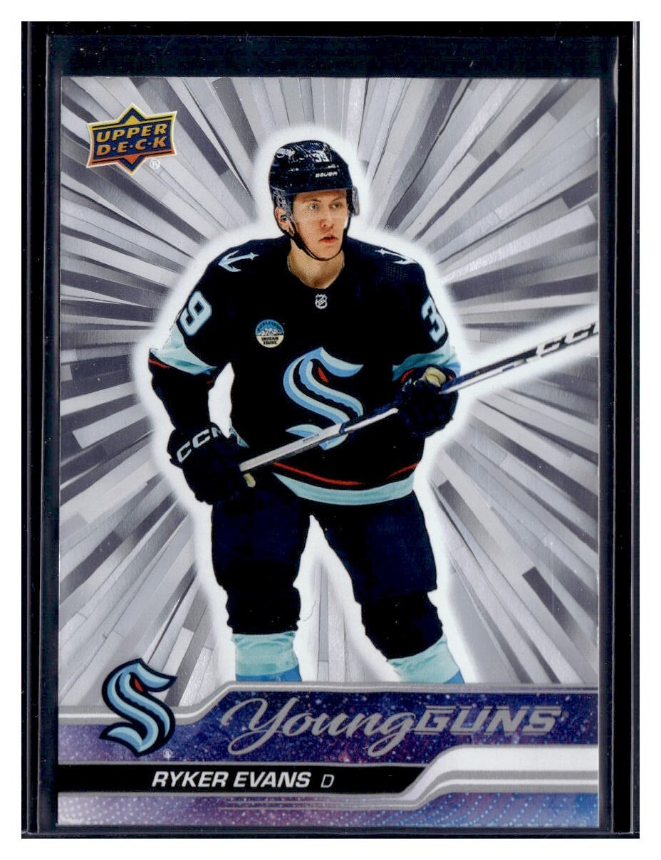 2023 Upper Deck Extended Series Young Guns Outburst Ryker Evans #726