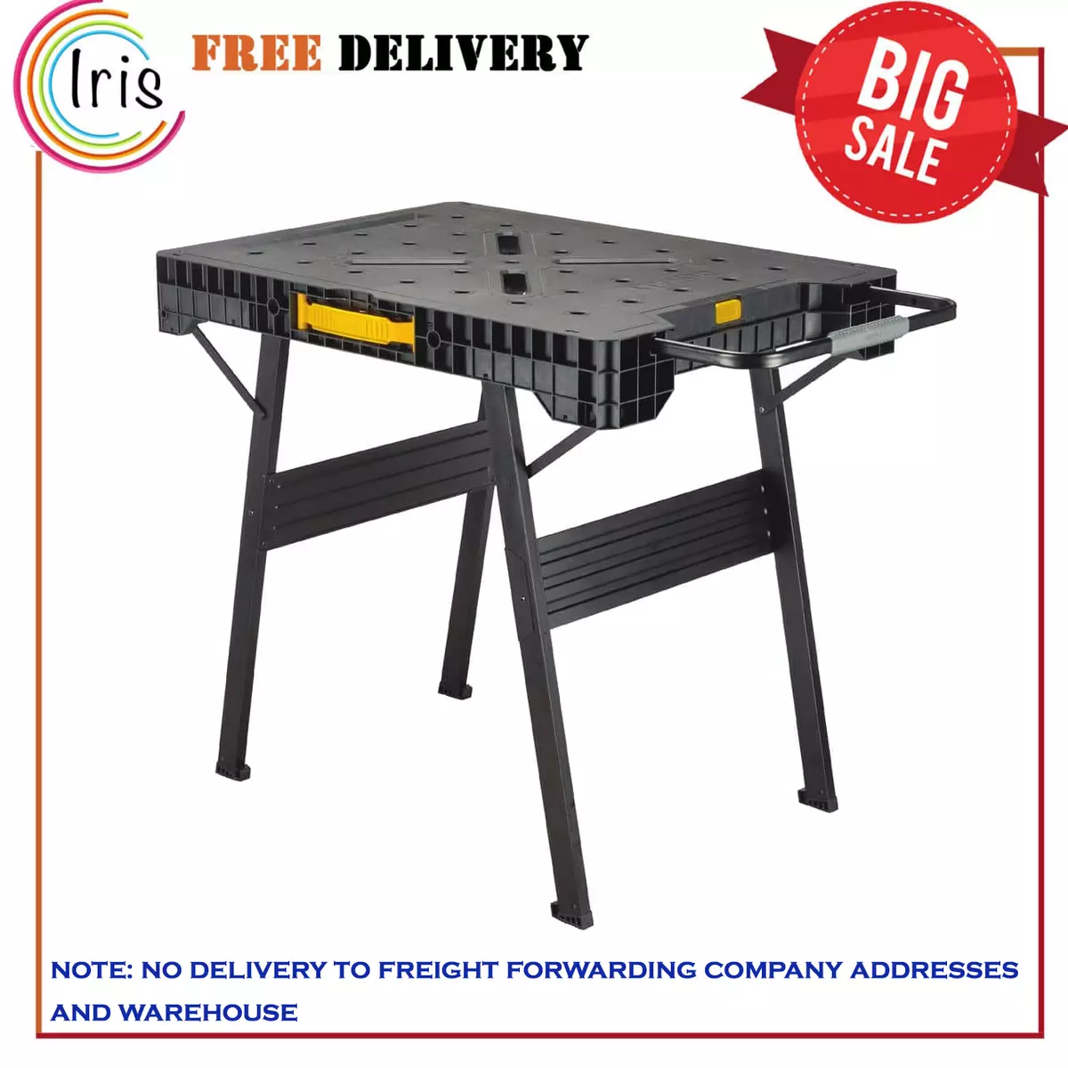 Plastic folding workbench online